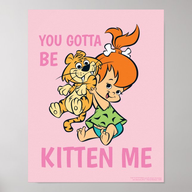 The Flintstones | Pebbles & Her Tiger Poster (Front)