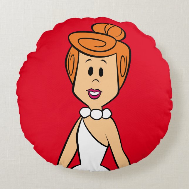 The Flintstones | Wilma Flintstone Round Cushion (Front)