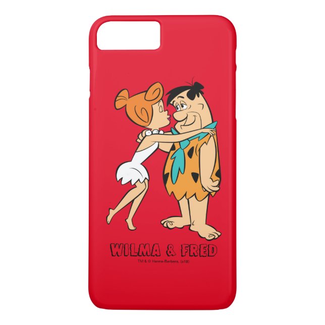 The Flintstones | Wilma Kissing Fred Case-Mate iPhone Case (Back)