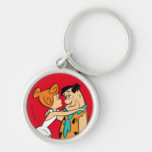 The Flintstones   Wilma Kissing Fred Key Ring