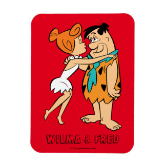 The Flintstones | Wilma Kissing Fred Magnet