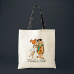 The Flintstones | Wilma Kissing Fred Tote Bag<br><div class="desc">Check out Wilma leaning in to kiss Fred.</div>
