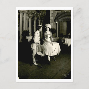 The Flirting Princess, 1911, Vintage Postcard