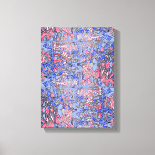 The Floating Garden Contemporary Abstract Piece Canvas Print