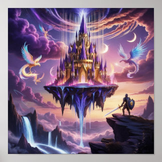 The Floating Kingdom Poster – Fantasy Art