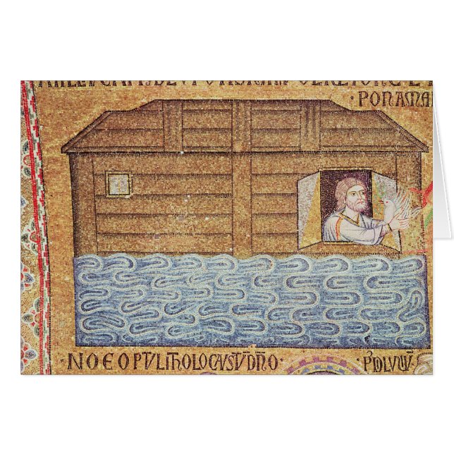 The Flood, from the Atrium, detail of Noah (Front Horizontal)