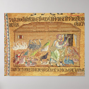 The Flood, from the Atrium, detail of Noah Poster