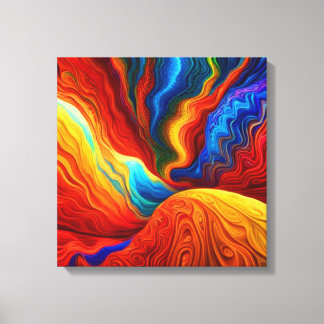 The Floor is Lava Canvas Print