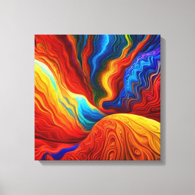 The Floor is Lava Canvas Print (Front)