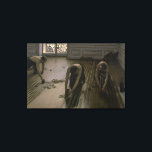 The Floor Scrapers by Gustave Caillebotte Canvas Print<br><div class="desc">The Floor Scrapers (1875) by Gustave Caillebotte is a vintage impressionism fine art painting featuring the artist's studio. Laborers scraping the finish off the hardwood floors in a Paris apartment. About the artist: Gustave Caillebotte (1848-1894) was a French painter, member and patron of artists known as Impressionists, though he painted...</div>