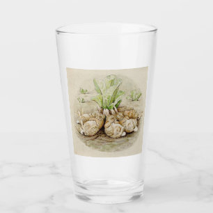 The Flopsy Bunnies Asleep (by Beatrix Potter) Glass