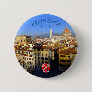 The Florence Dome 6 Cm Round Badge