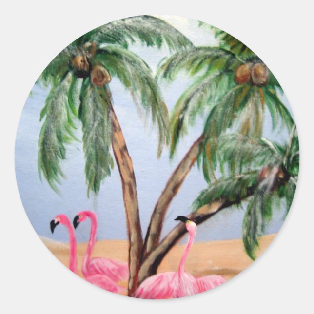"The Florida Flamingos" Sticker (Front)