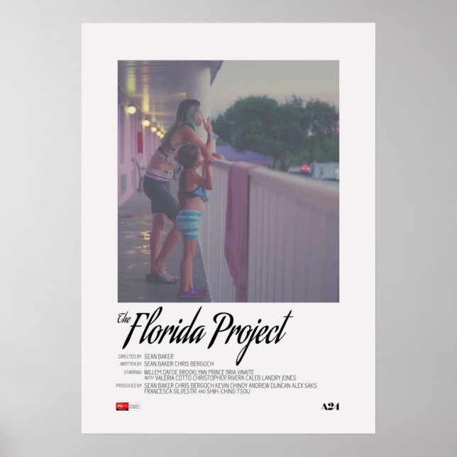 The Florida Project Movie Poster (Front)