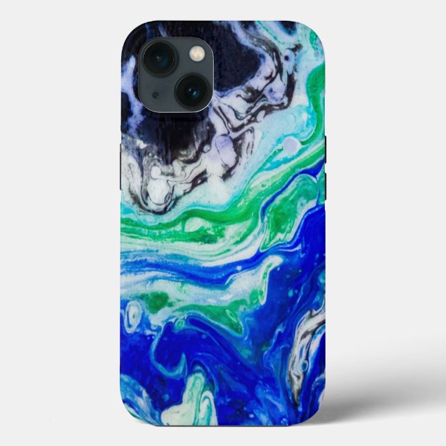 The flow of the river abstract painting Case-Mate iPhone case (Back)