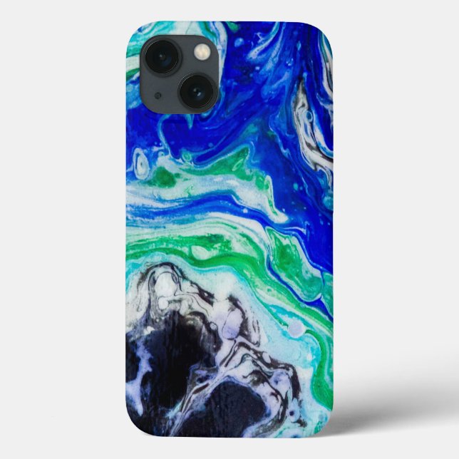 The flow of the river abstract painting Case-Mate iPhone case (Back)