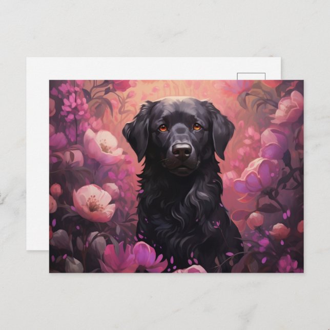 The Flower Dog Postcard (Front/Back)