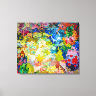 The Flower Garden Carl Lohse Canvas Print