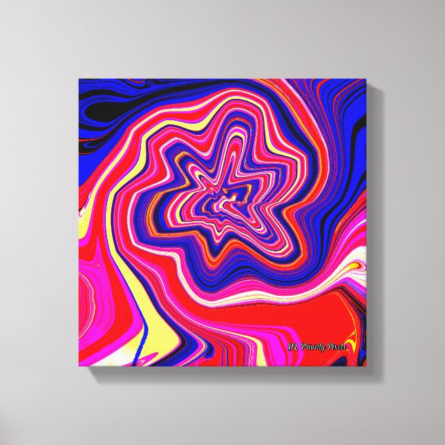 The flower in my garden canvas print (Front)