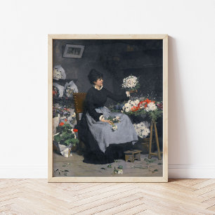 The Flower Merchant   Victor Gabriel Gilbert Poster