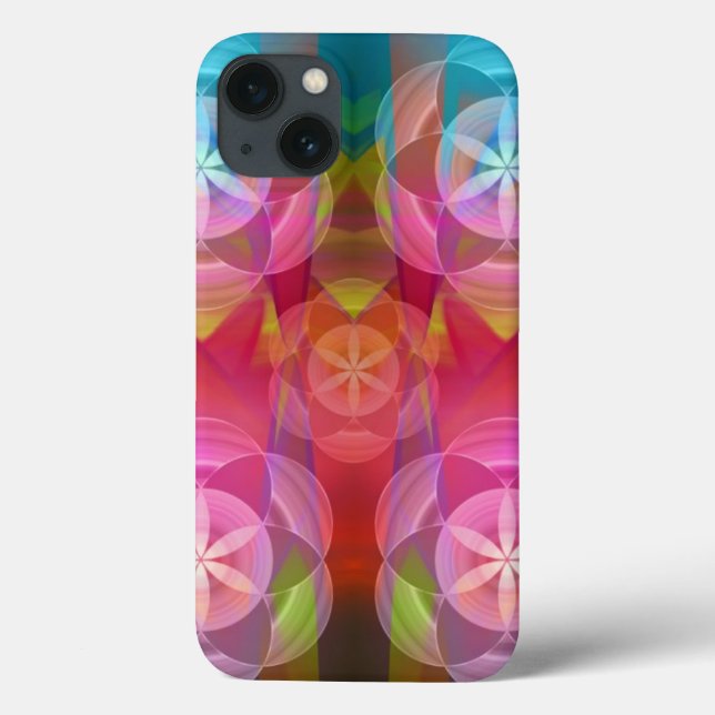 The Flower of Life, Geometric Patterns Case-Mate iPhone Case (Back)