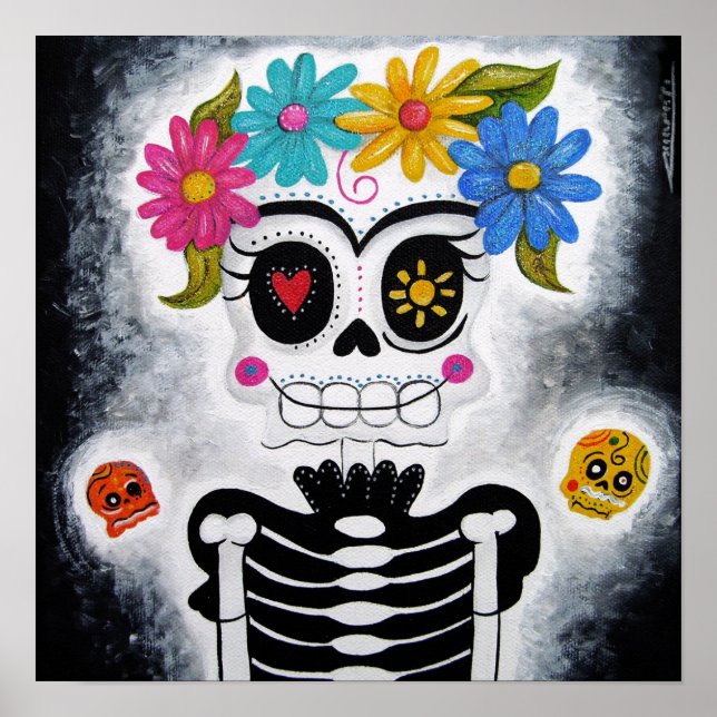 The Flowery Skull PRINT (Front)