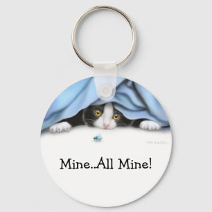 The Fly Hunter Cat Keychain