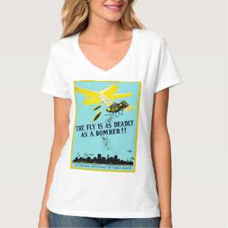 The Fly is as Deadly as a Bomber T-Shirt
