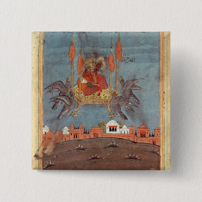 The Flying Carpet 15 Cm Square Badge (Front)