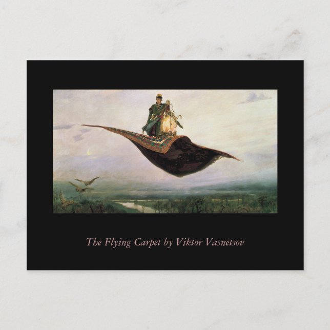The Flying Carpet Postcard (Front)