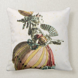 The Flying Coquette, c.1784 (colour engraving) Cushion