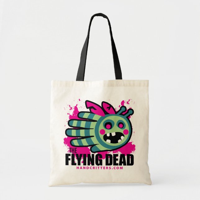 The Flying Dead Zombie Bee Zombee Tote Bag (Front)