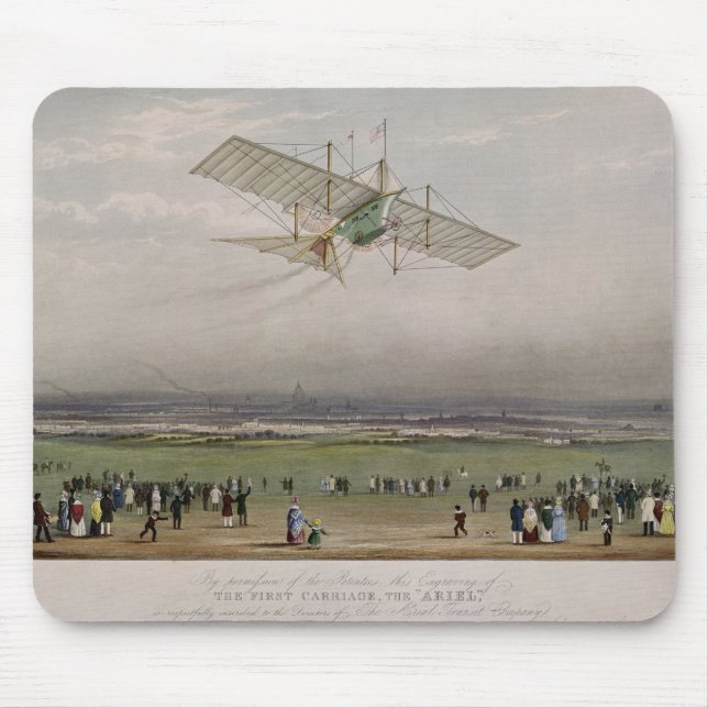 The Flying Machine Mouse Pad (Front)