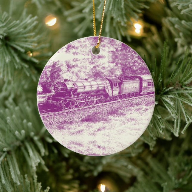 The Flying Scotsman - Ceramic Tree Decoration (Tree)