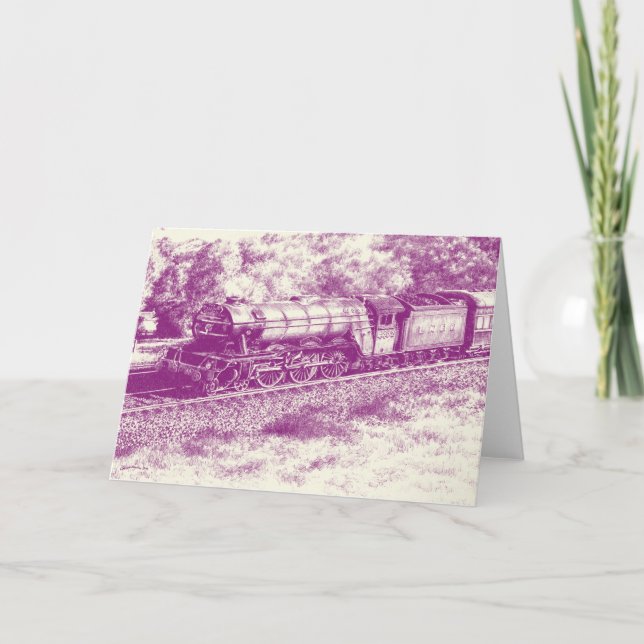 The Flying Scotsman - Thank You Card (Front)