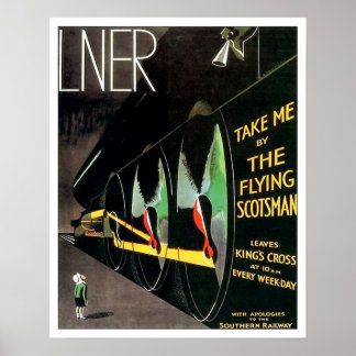 The Flying Scotsman Train - Medium Poster