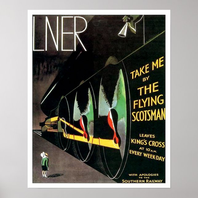 The Flying Scotsman Train - Medium Poster (Front)