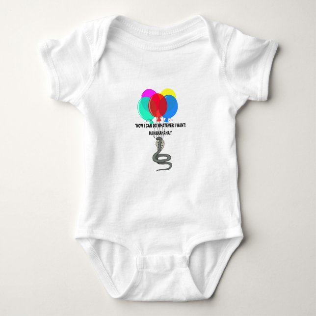 The Flying Snake Baby Bodysuit (Front)