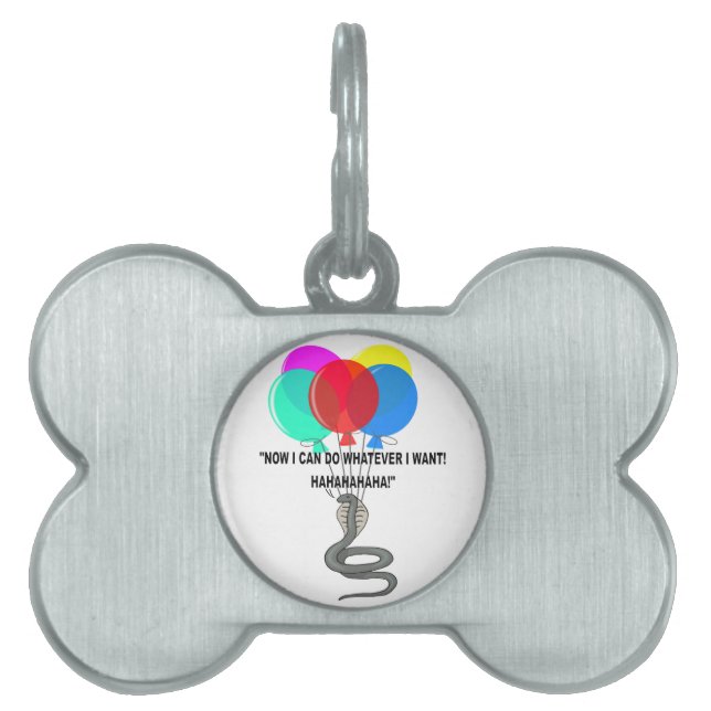The Flying Snake Pet Tag (Front)