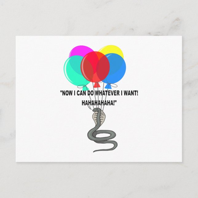 The Flying Snake Postcard (Front)