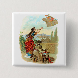 The Flying Trunk 15 Cm Square Badge