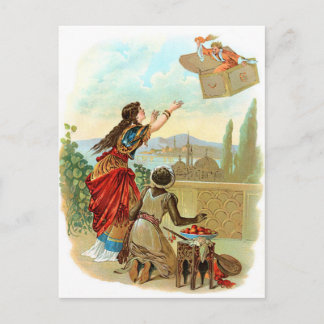 The Flying Trunk Postcard