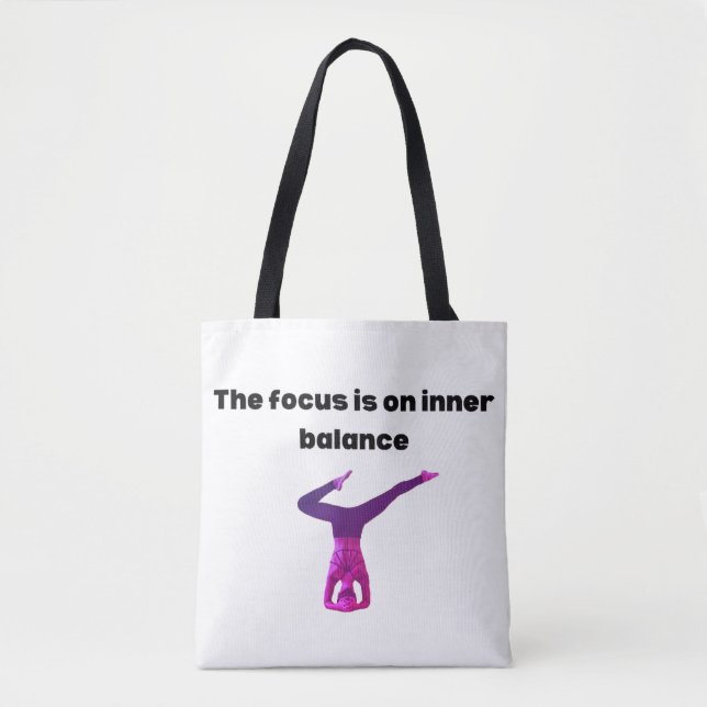 The focus is on inner balance tote bag (Front)