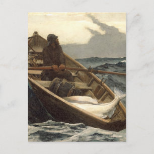 The Fog Warning by Winslow Homer Postcard