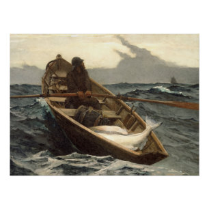 The Fog Warning by Winslow Homer Poster