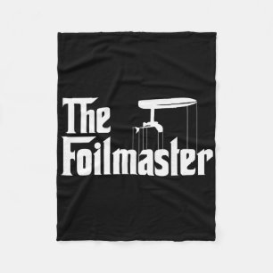 The Foilmaster - Funny E-foil Foilboard Surfing Gi Fleece Blanket
