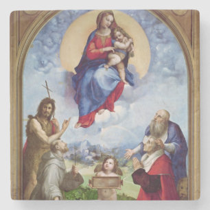 The Foligno Madonna, c.1511-12 Stone Coaster