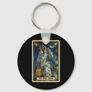 The Fool Moon Werewolf (the Fool) Halloween Tarot Key Ring
