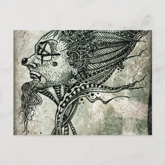 The Fool Postcard (Front)