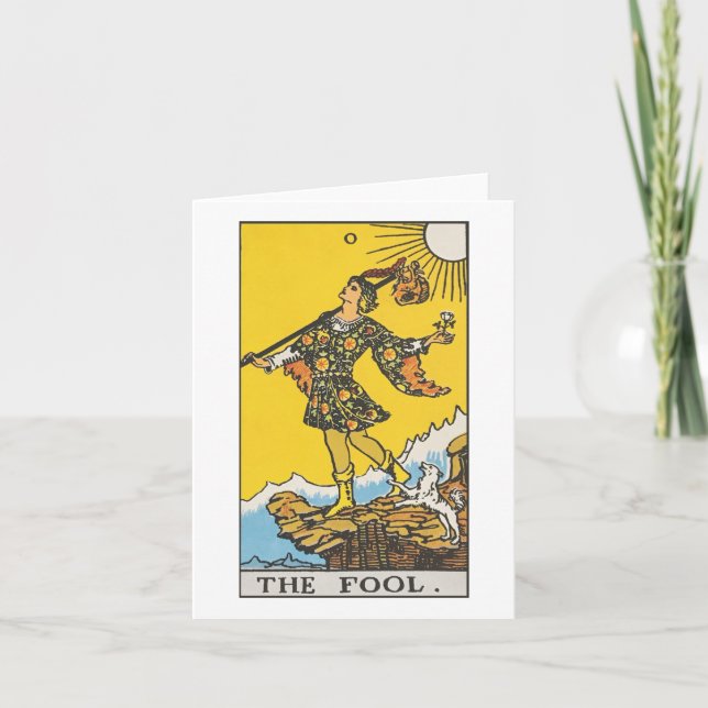 The Fool tarot card (Front)